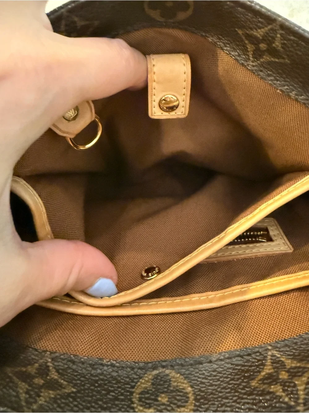 Louis Vuitton Authentic Monogram Vavin PM Vintage Tote Bag Excellent Condition